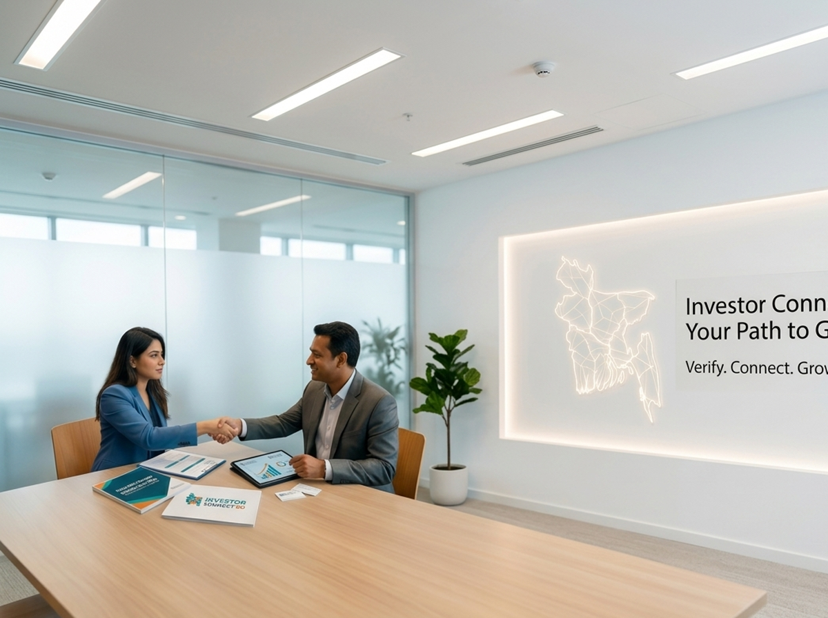 Entrepreneur and investor meeting